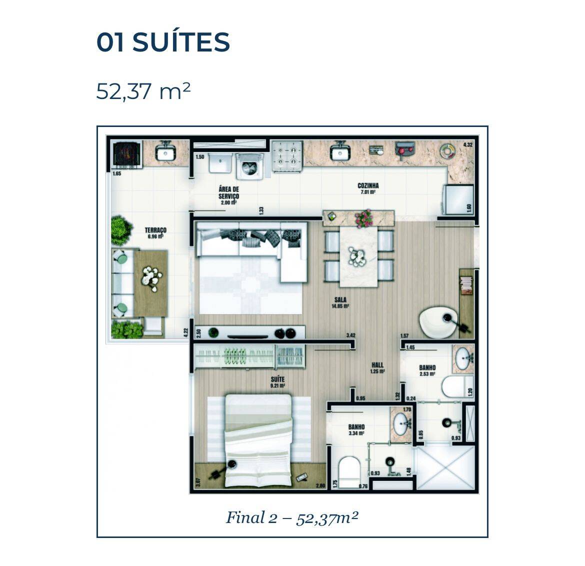 Apartamento, 1 quarto, 51 m² - Foto 31